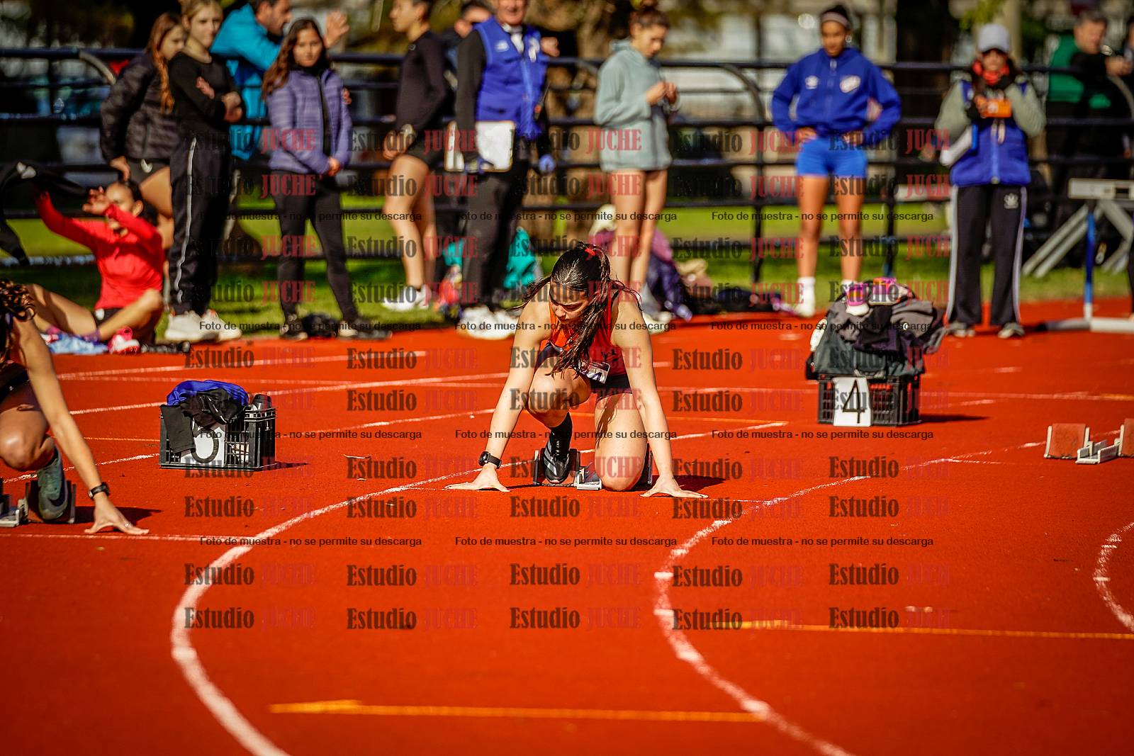 Fotos de los 200 m de mujeres