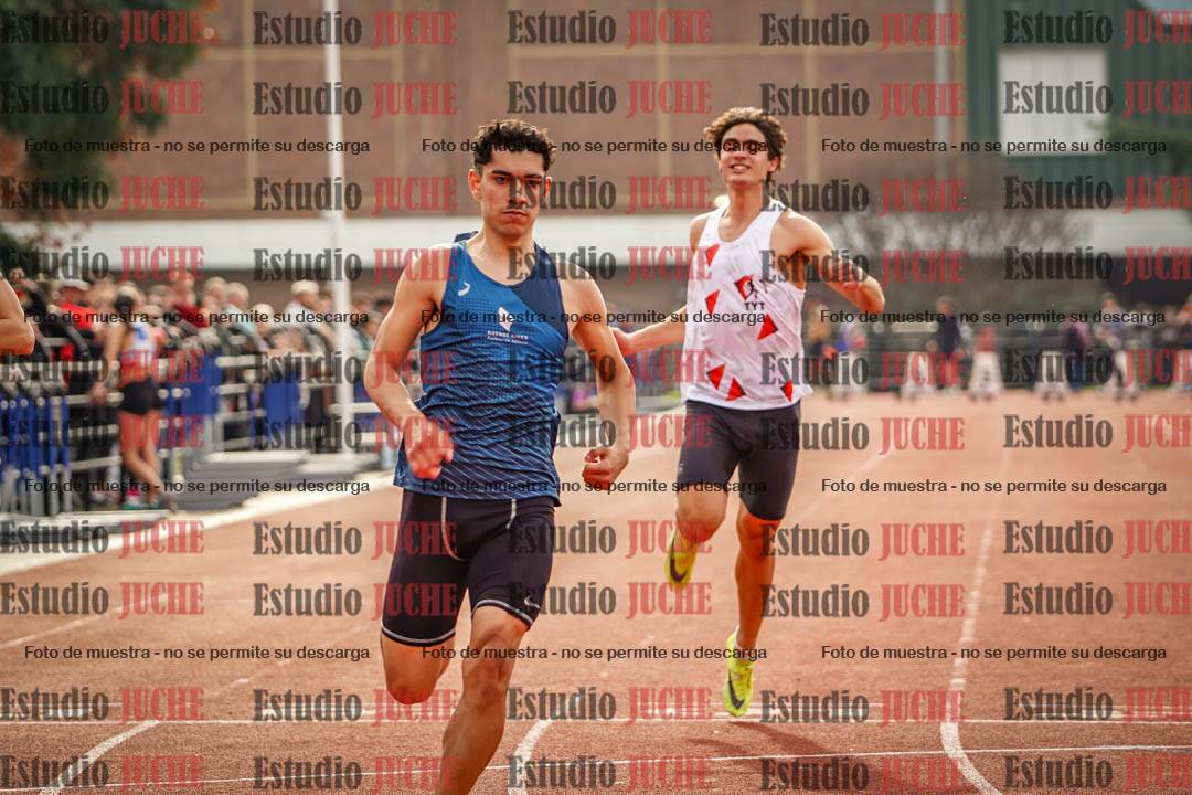 Fotos de los 100 m llanos de varones