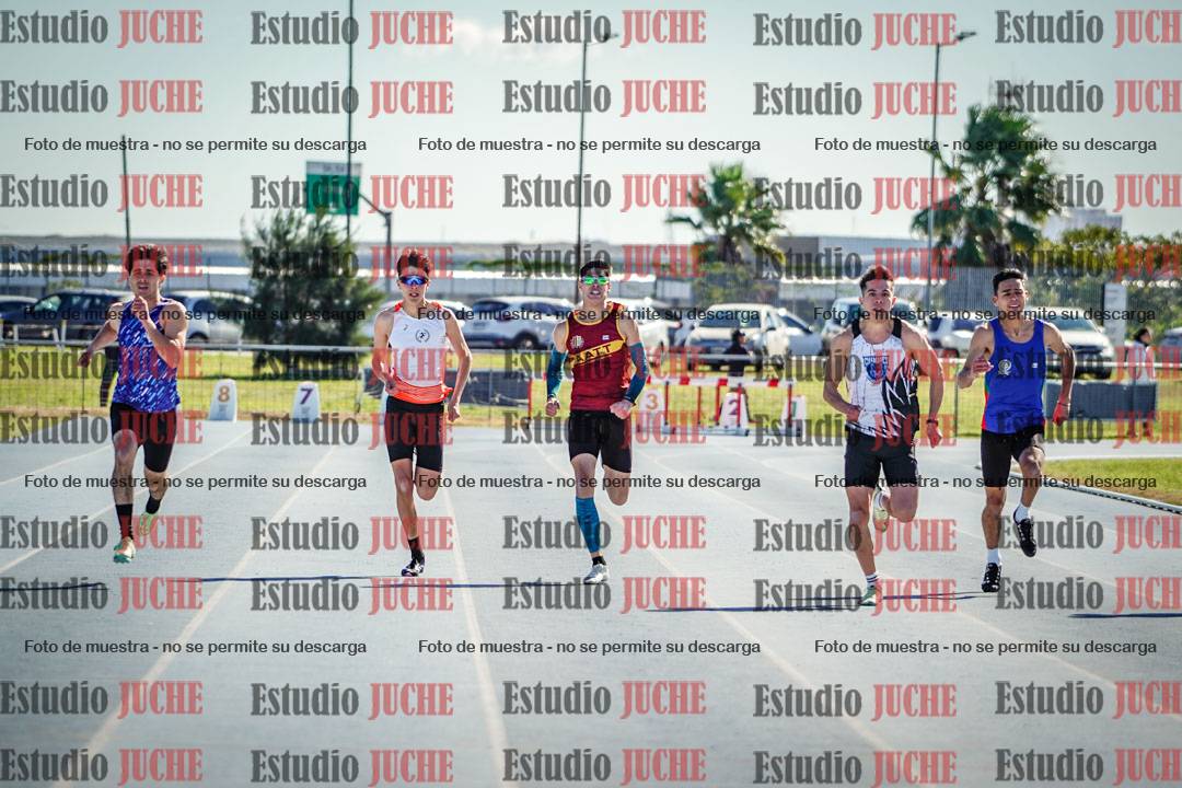 Fotos de los 200 m llanos de varones