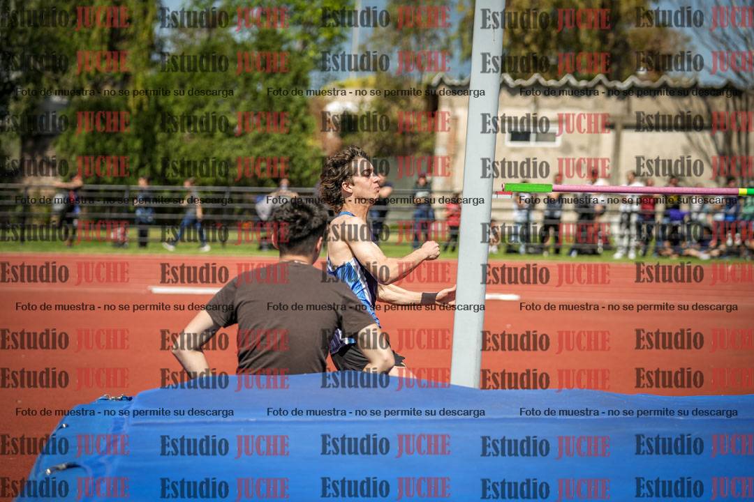 Fotos del salto en alto de varones