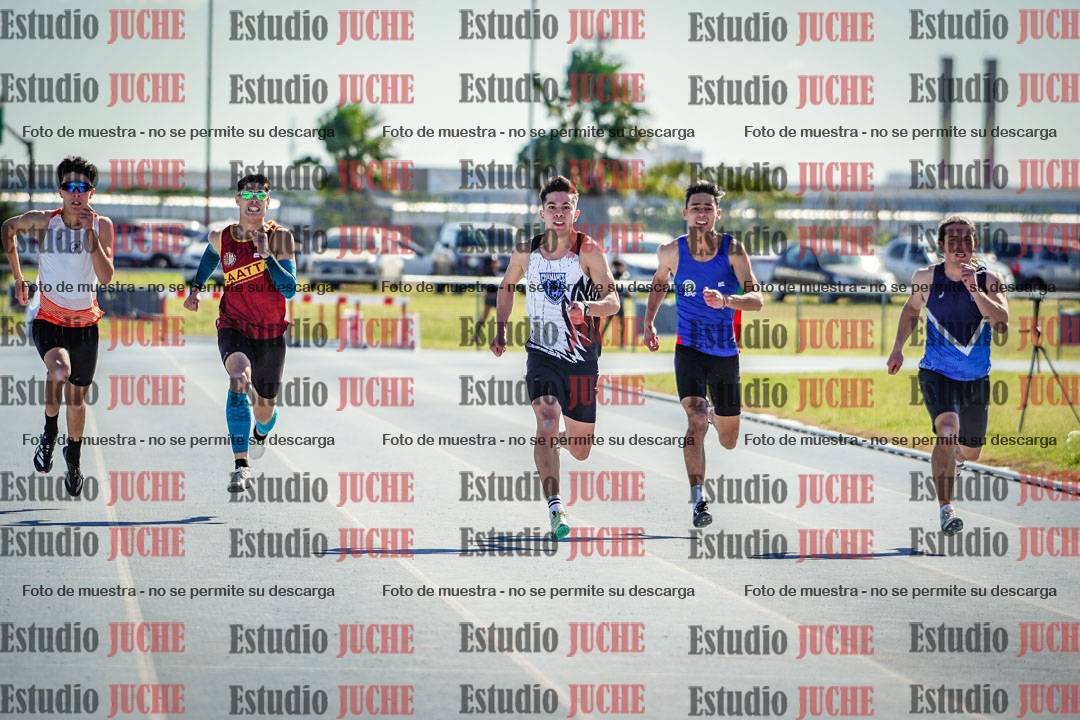 Fotos de los 200 m llanos de varones