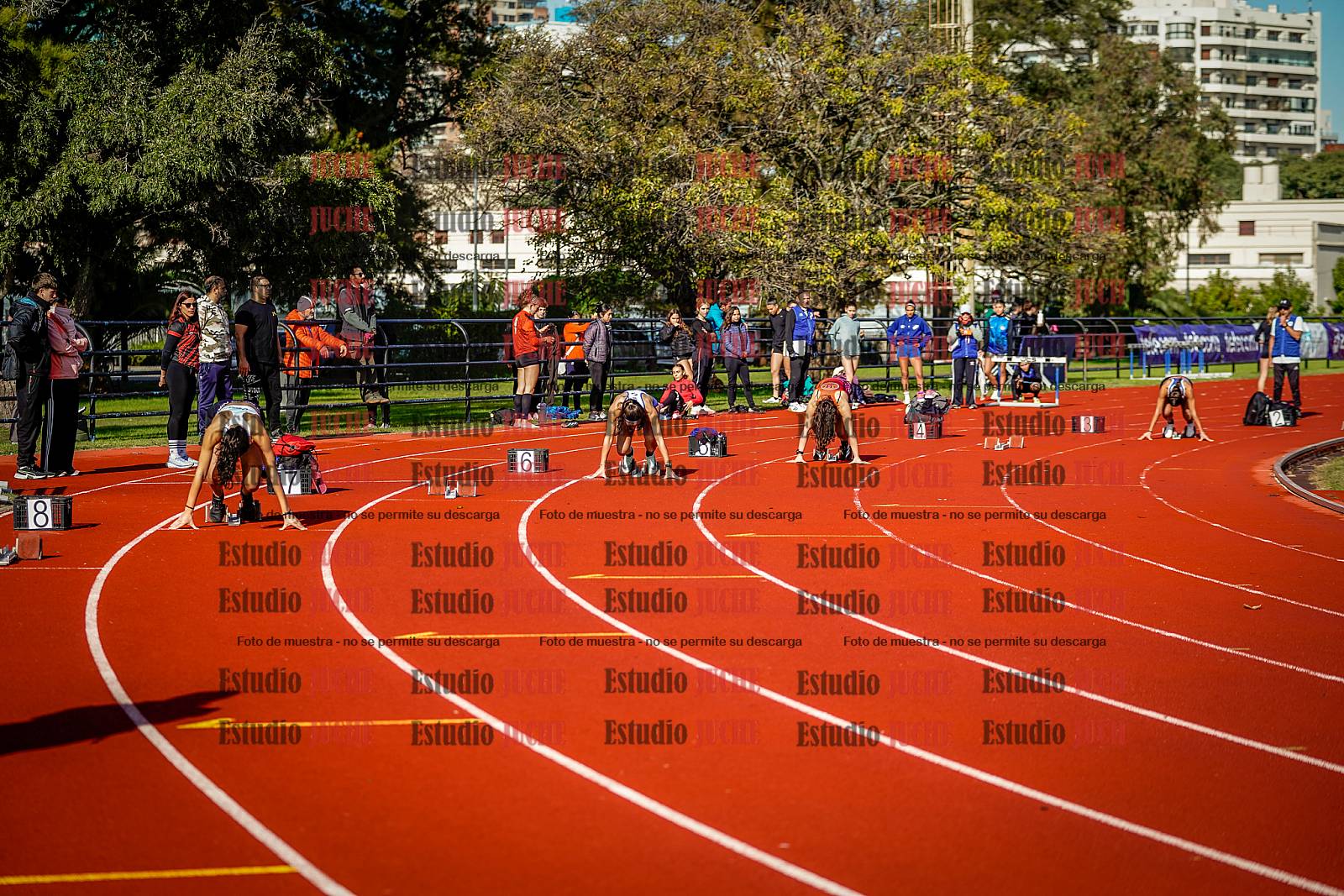 Fotos de los 200 m de mujeres