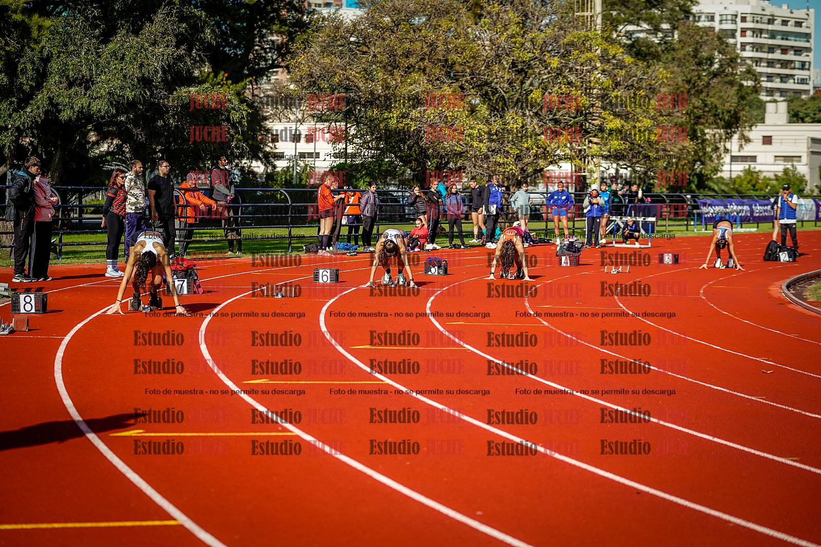 Fotos de los 200 m de mujeres