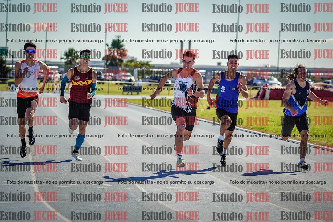 Fotos de los 200 m llanos de varones