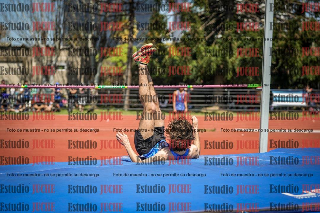 Fotos del salto en alto de varones