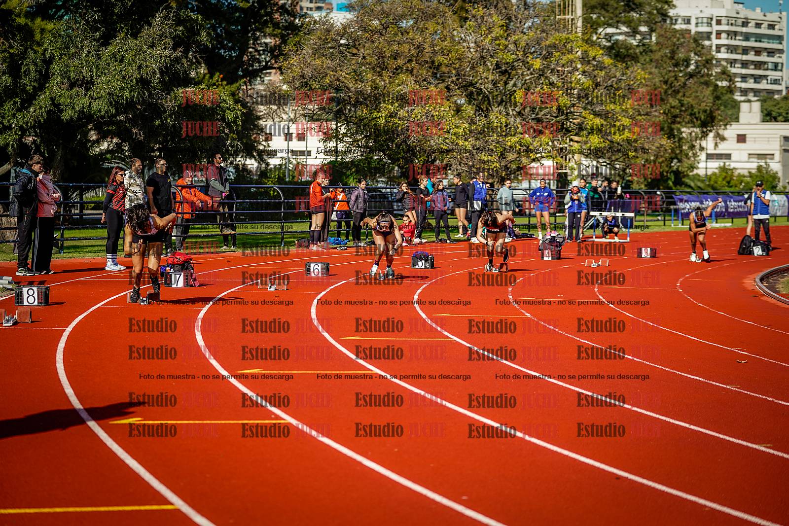 Fotos de los 200 m de mujeres