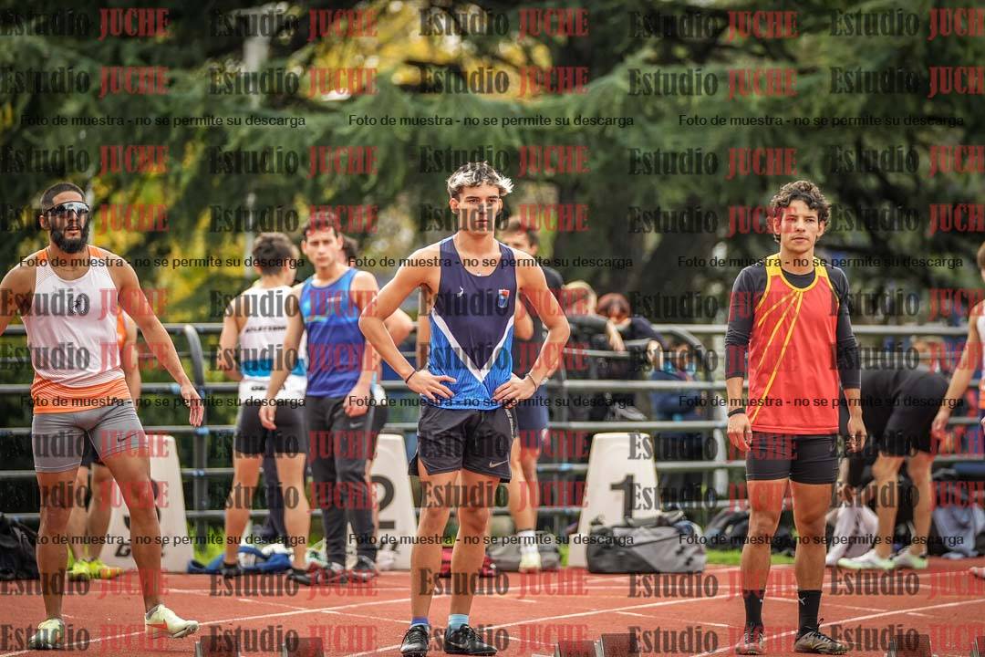 Fotos de los 100 m llanos de varones