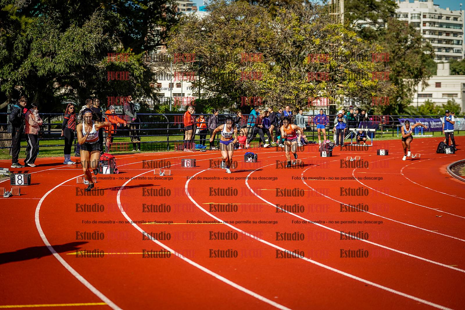 Fotos de los 200 m de mujeres