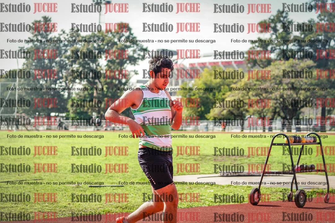 Fotos de los 100 m llanos de varones
