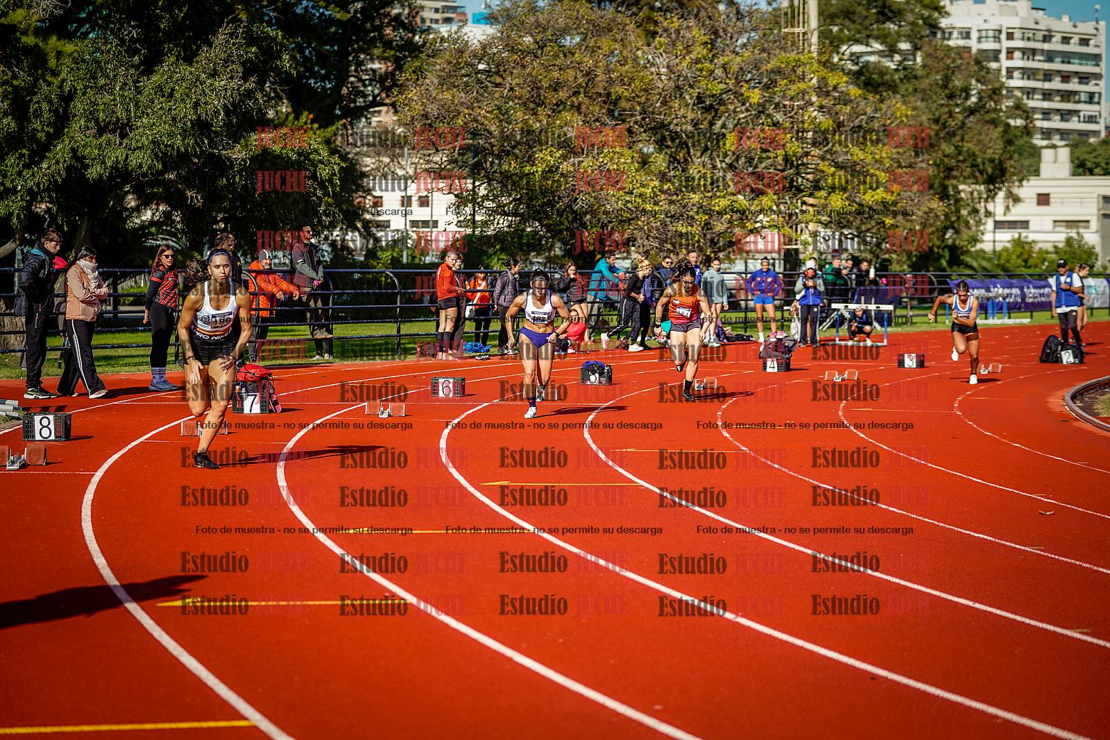 Fotos de los 200 m de mujeres