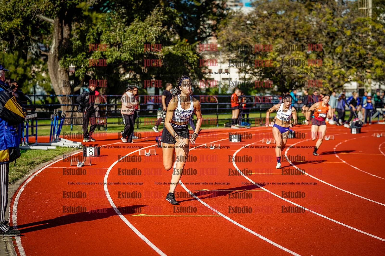 Fotos de los 200 m de mujeres