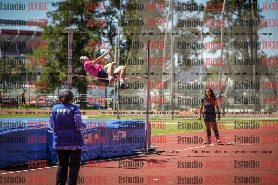 Fotos del salto en alto de varones