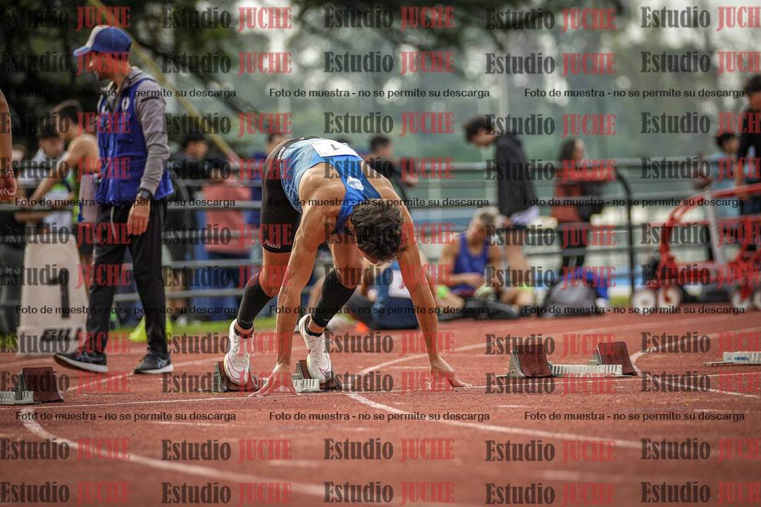 Fotos de los 100 m llanos de varones
