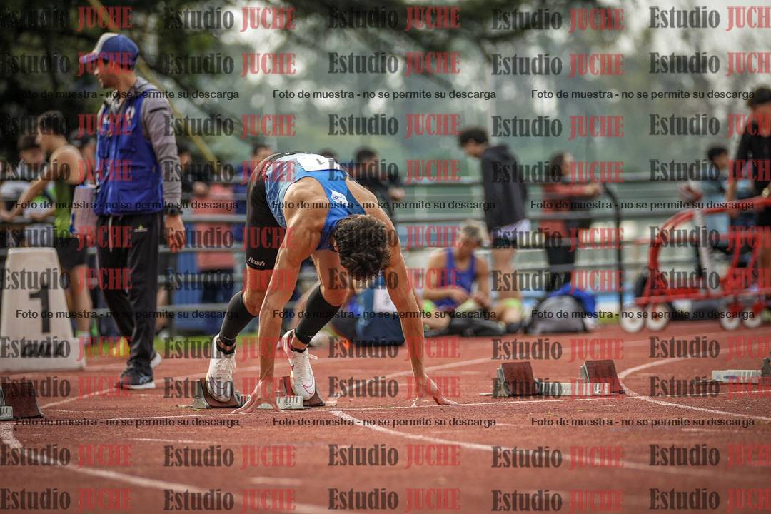 Fotos de los 100 m llanos de varones