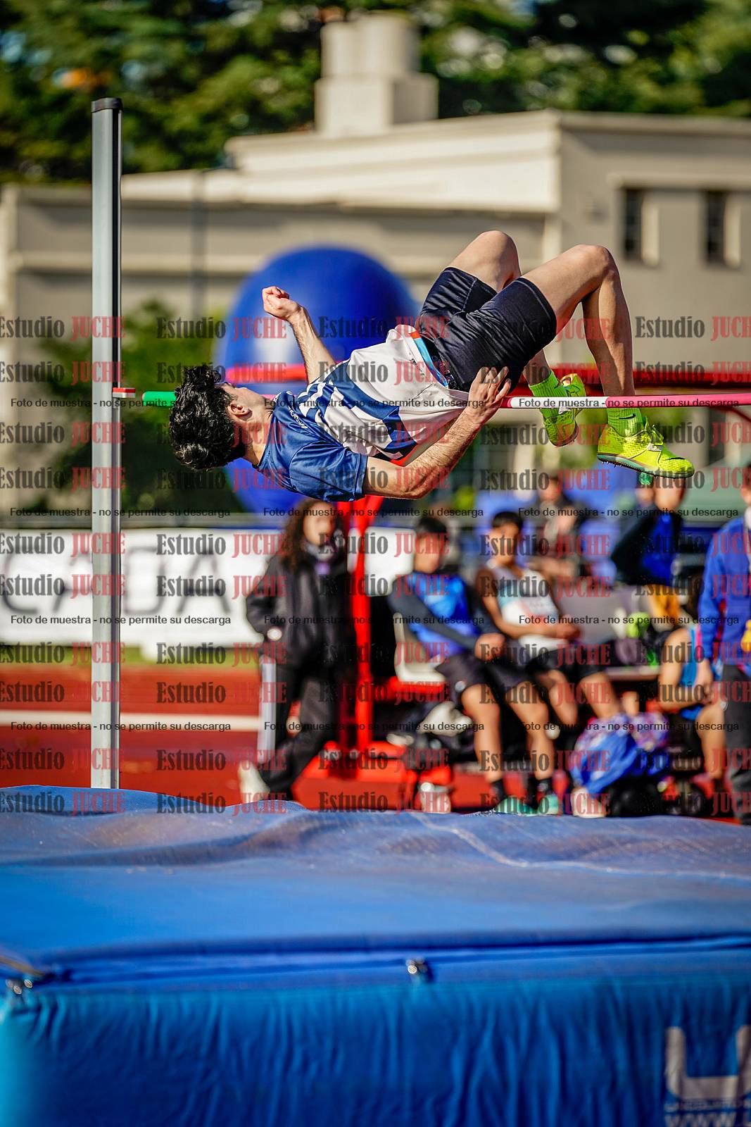 Fotos del salto en alto de varones