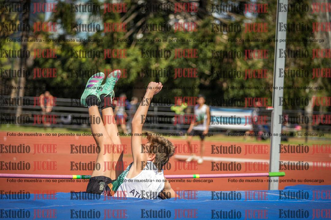 Fotos del salto en alto de varones