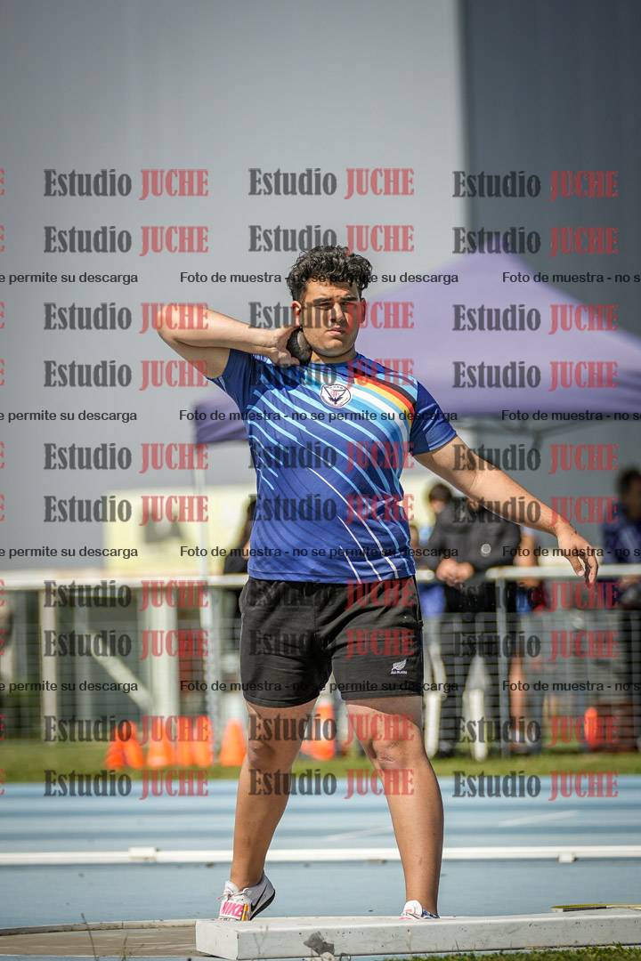 Fotos del lanzamiento de bala de varones
