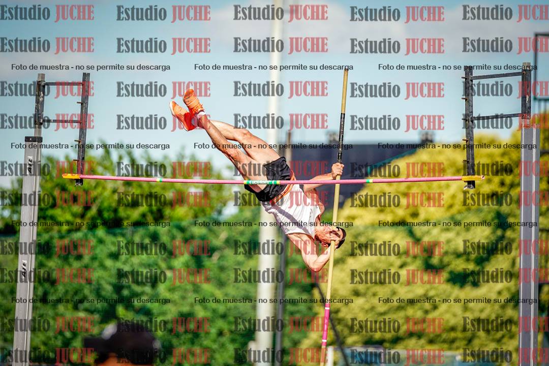 Fotos del salto con garrocha de mujeres y varones