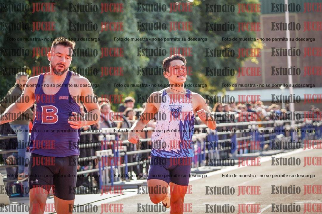 Fotos de los 100 m llanos de varones