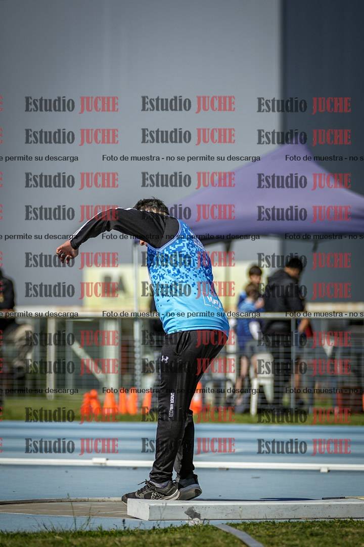 Fotos del lanzamiento de bala de varones
