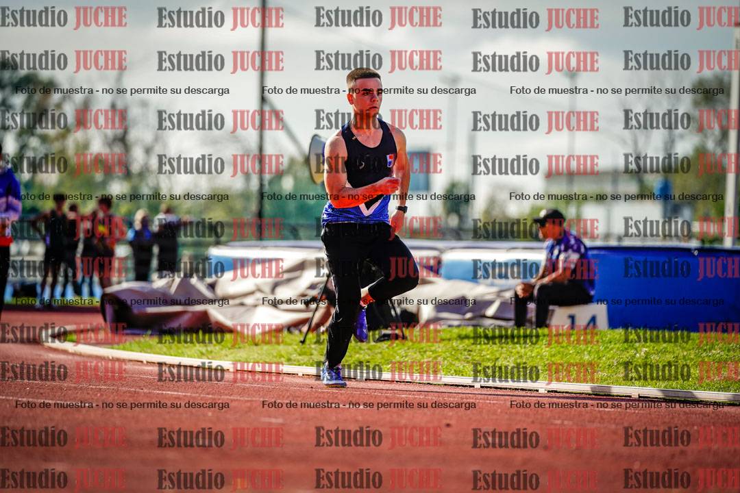 Fotos de los 100 m llanos de varones