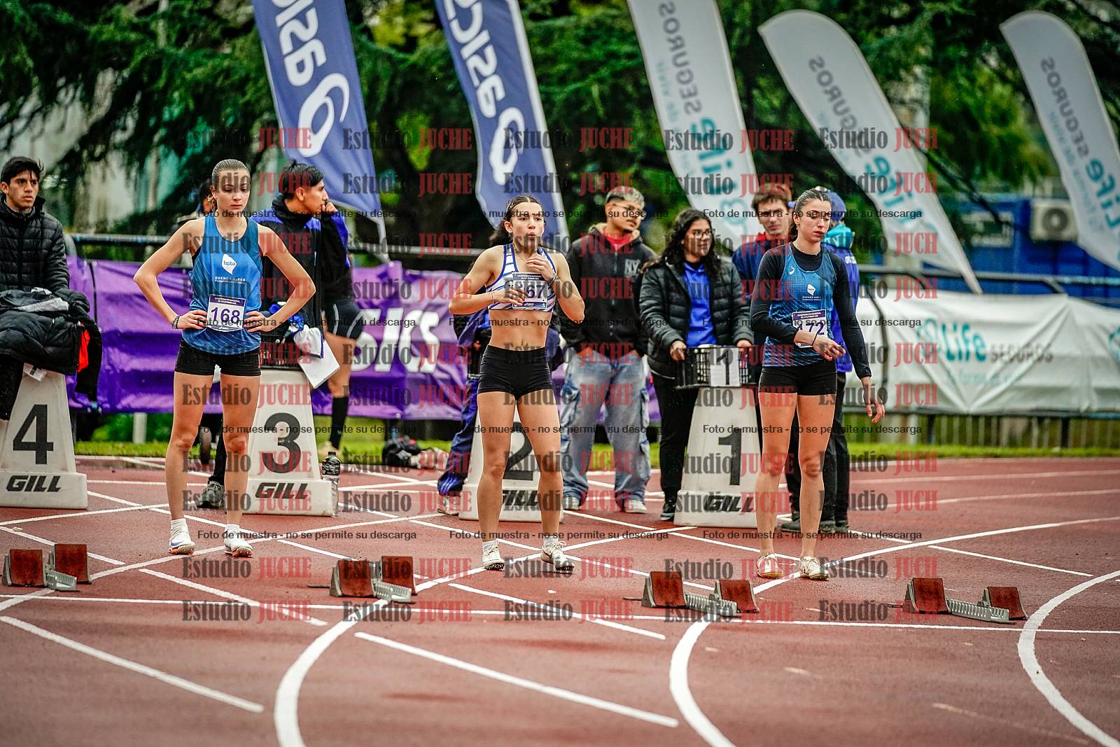 Fotos de los 100 m llanos de mujeres