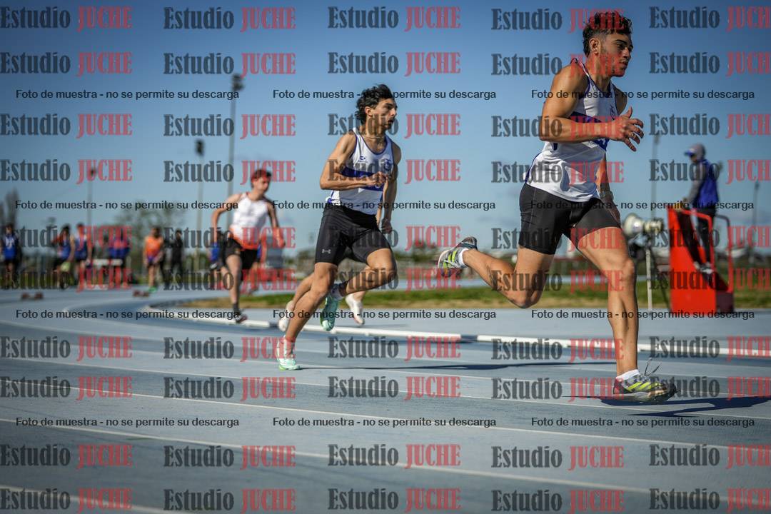 Fotos de los 200 m llanos de varones