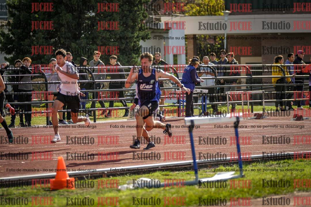 Fotos de los 100 m llanos de varones