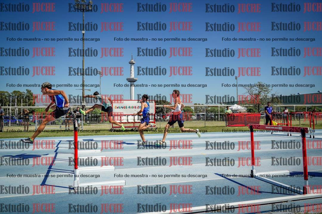 Fotos de los 110 m con vallas de varones - serie 1