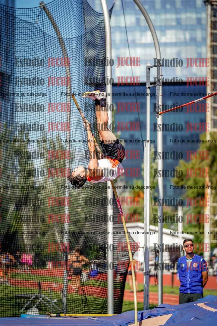 Fotos del salto triple de mujeres y varones
