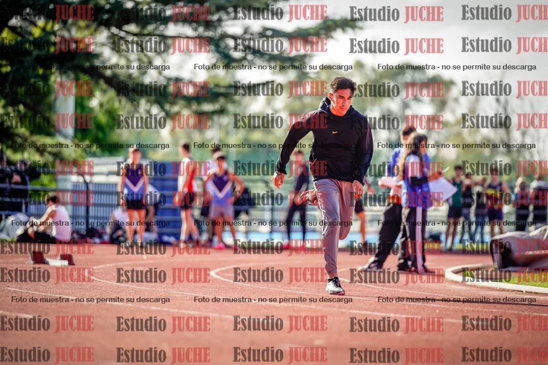 Fotos de los 100 m llanos de varones