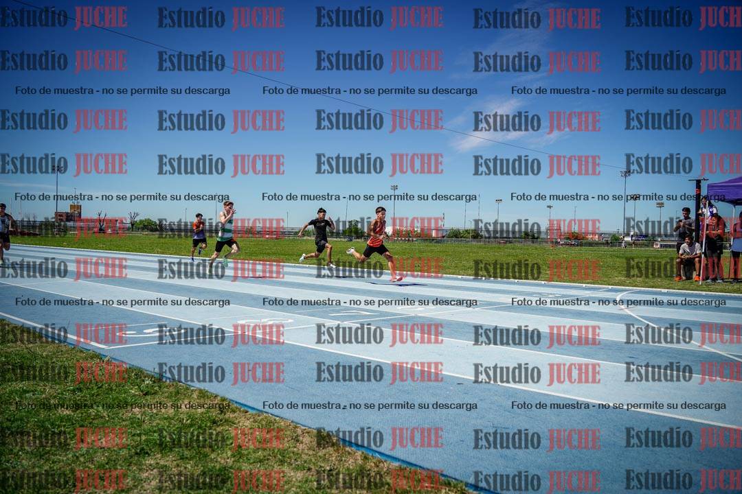 Fotos de los 80 m llanos de varones
