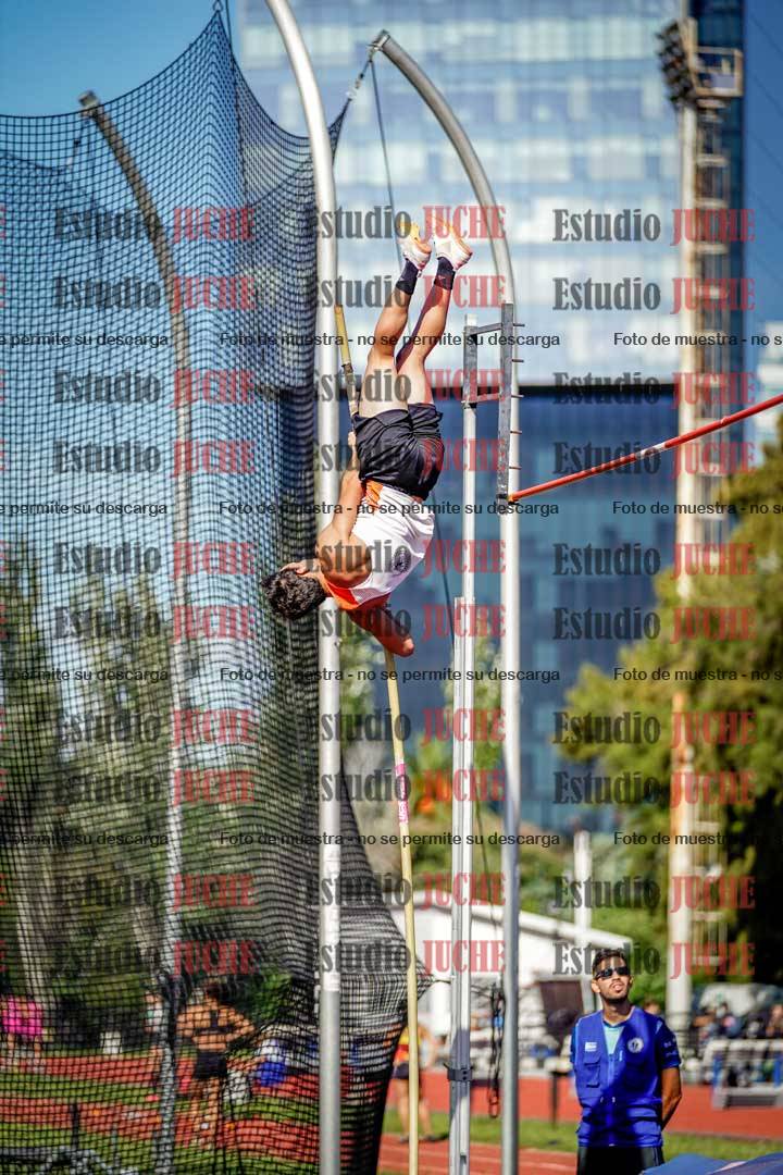 Fotos del salto triple de mujeres y varones