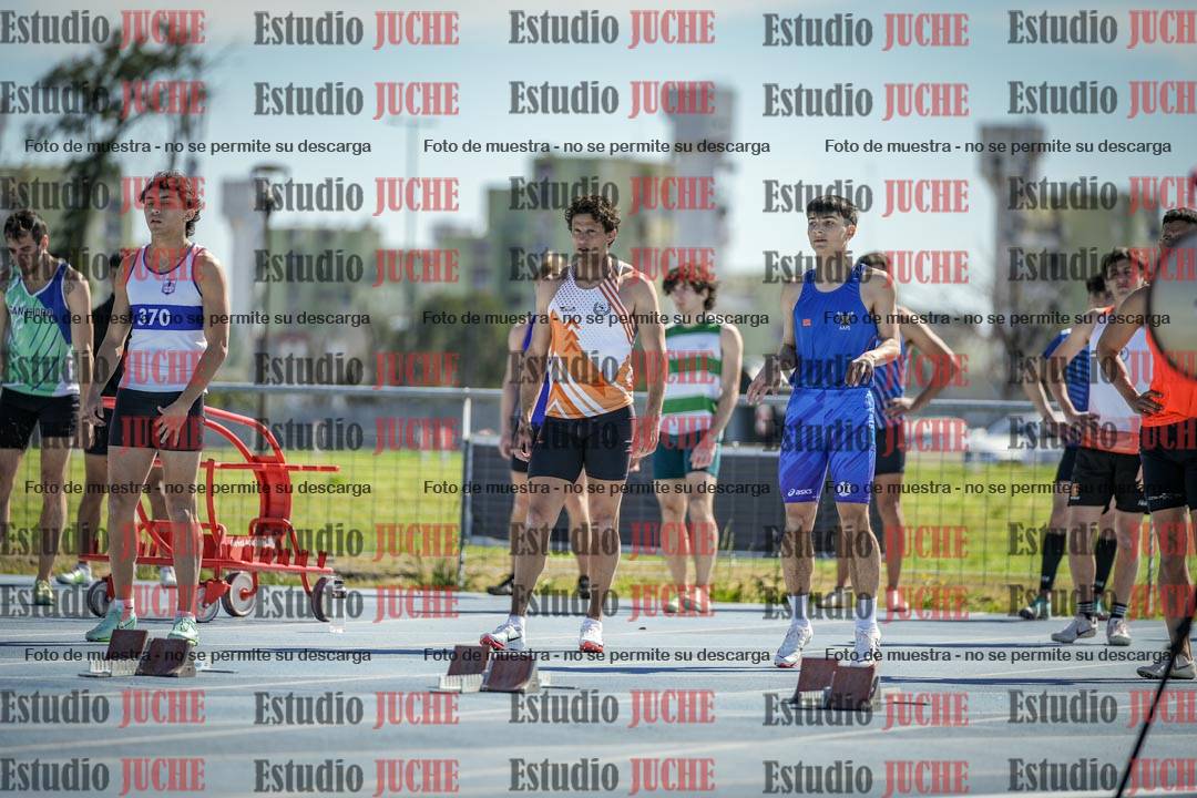Fotos de los 100 m llanos de varones
