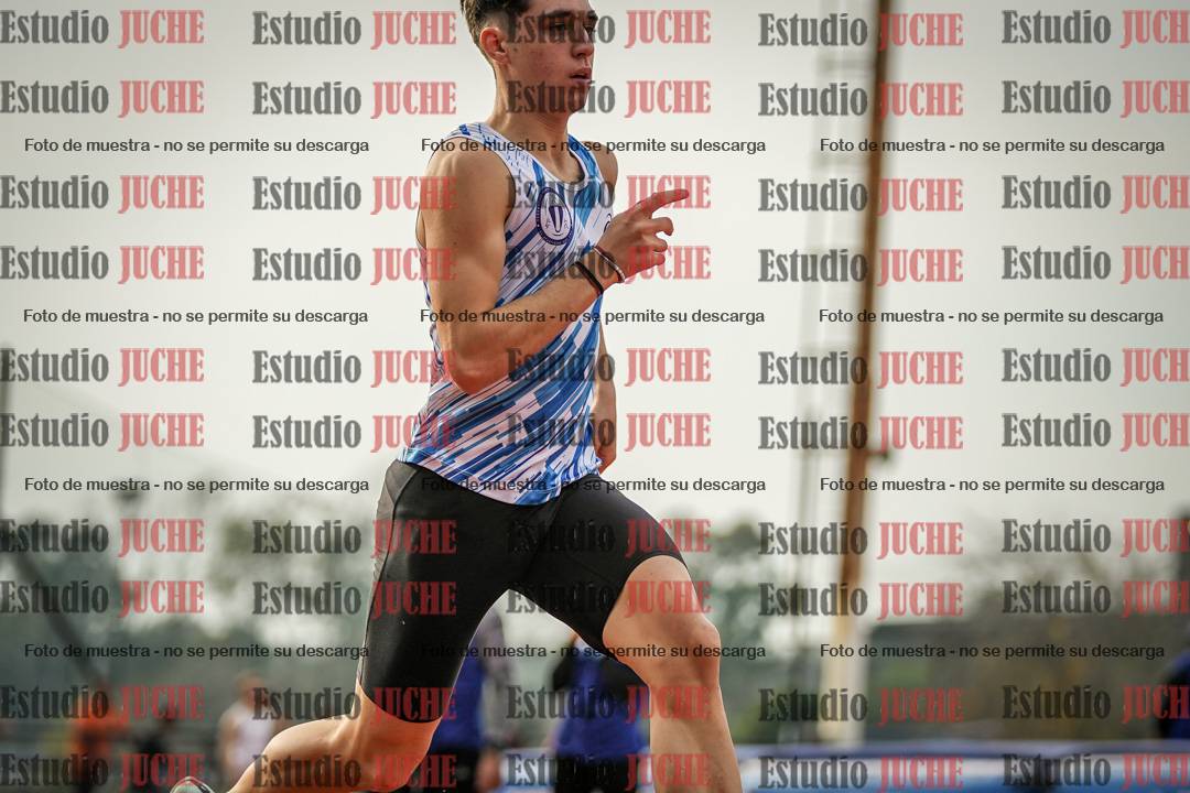 Fotos de los 100 m llanos de varones
