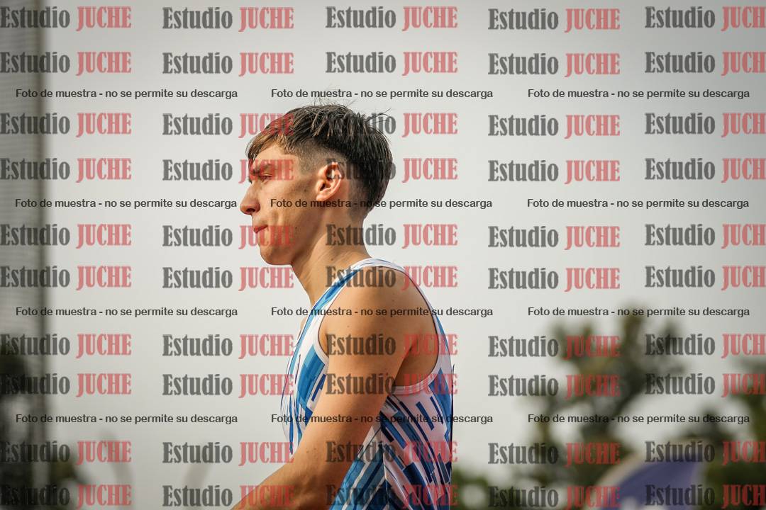 Fotos de los 100 m llanos de varones
