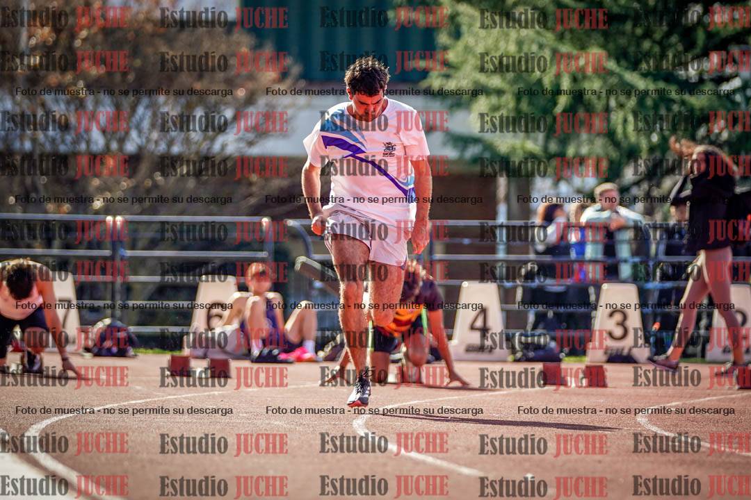 Fotos de los 100 m llanos de varones