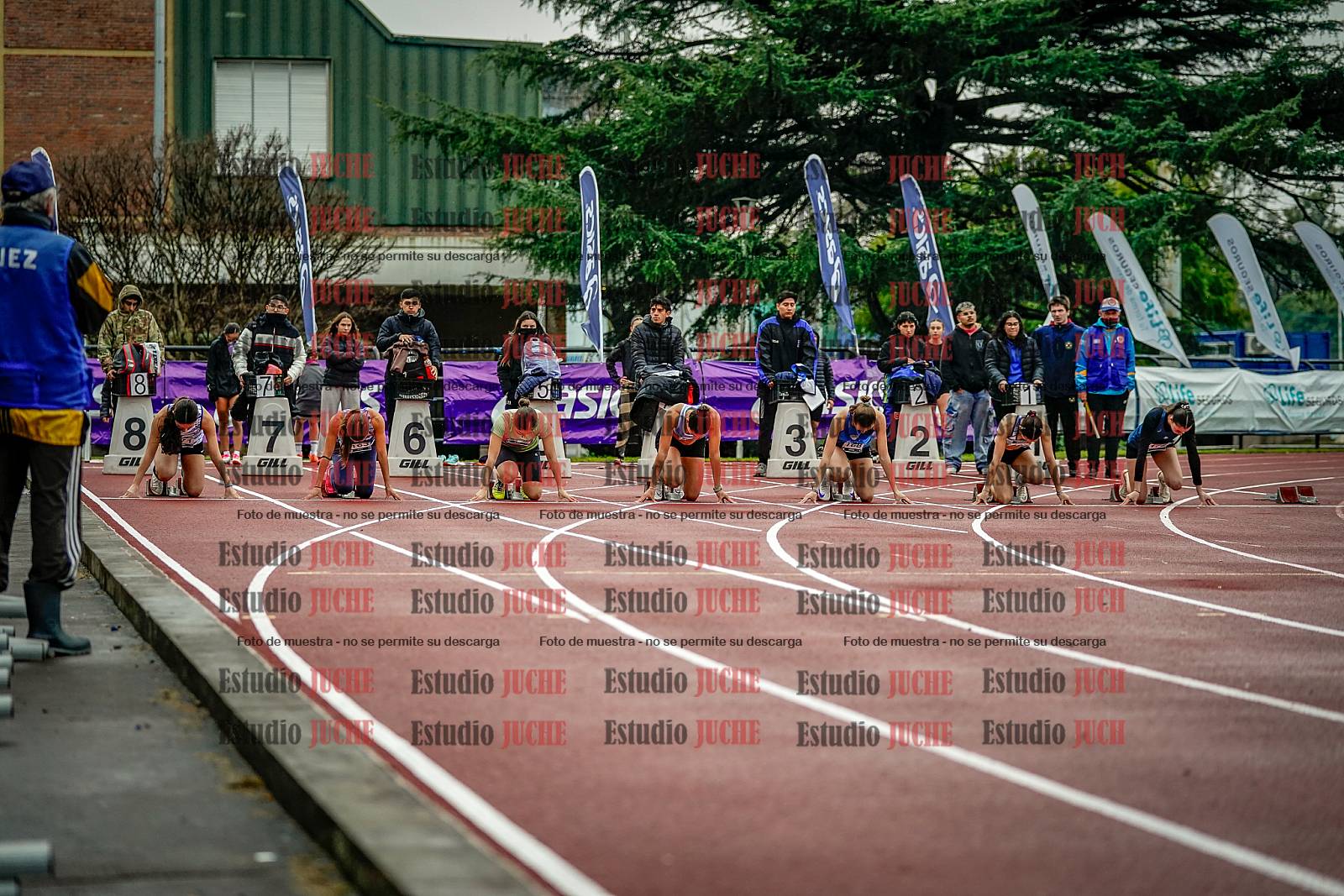 Fotos de los 100 m llanos de mujeres