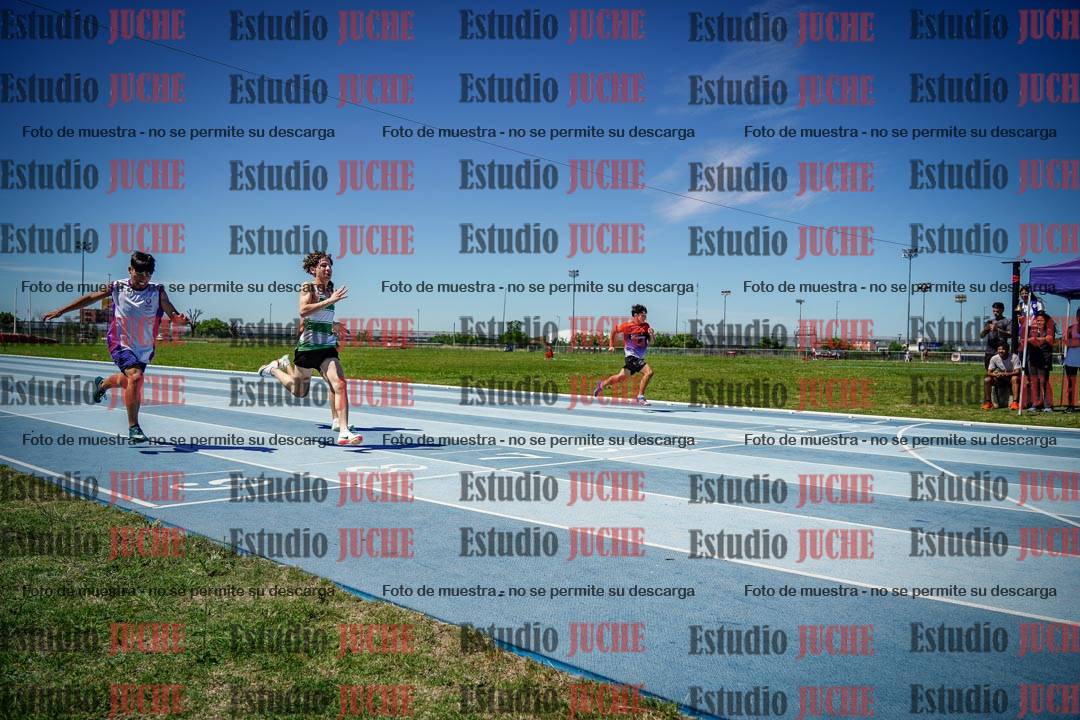 Fotos de los 80 m llanos de varones