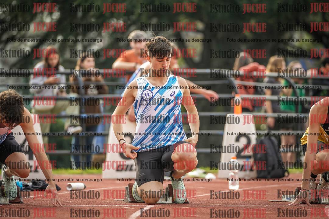 Fotos de los 100 m llanos de varones