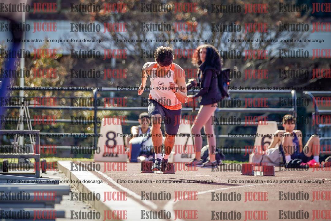 Fotos de los 100 m llanos de varones