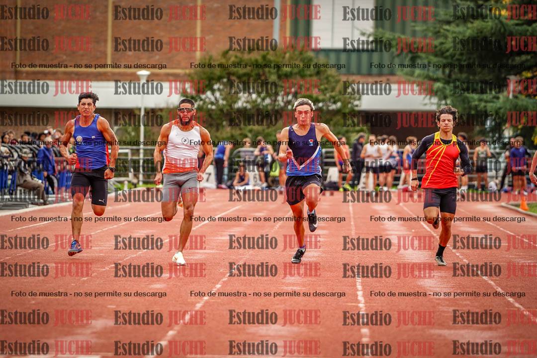Fotos de los 100 m llanos de varones