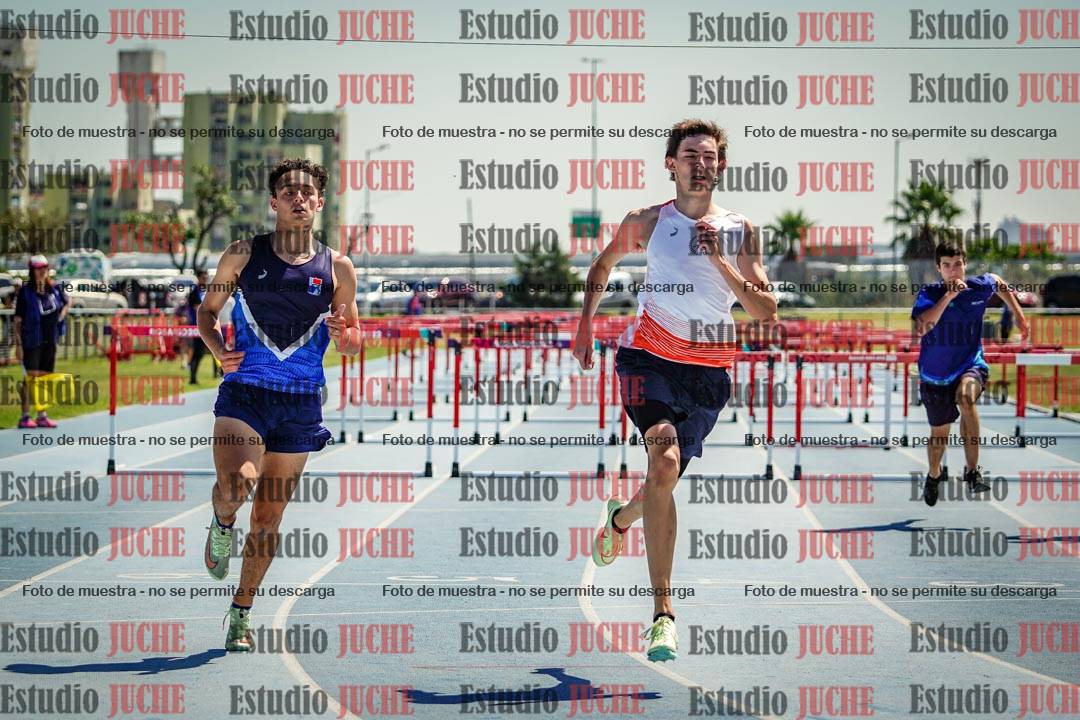 Fotos de los 110 m con vallas de varones - serie 1