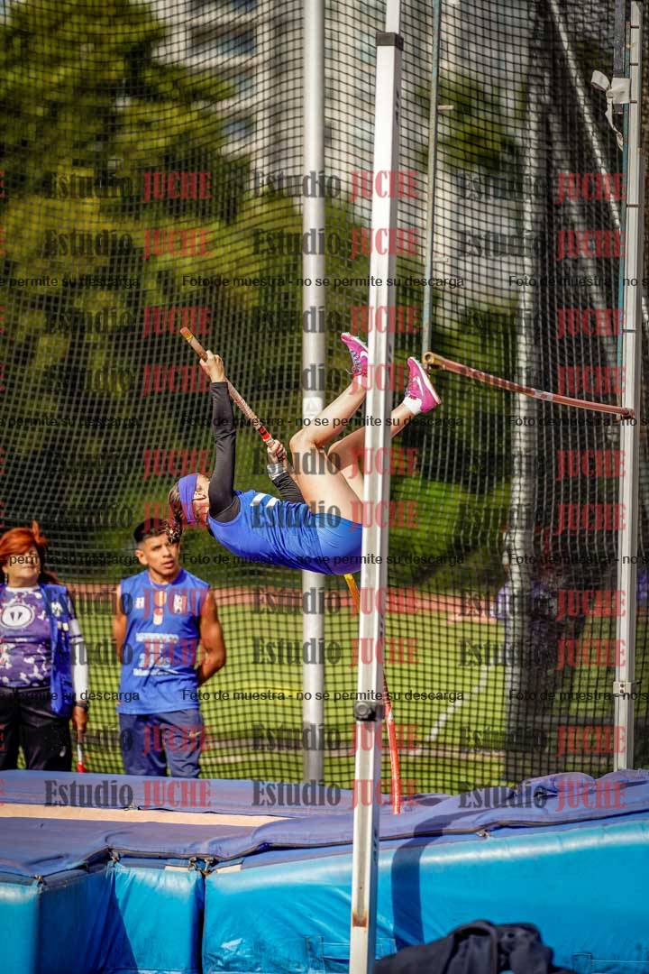 Fotos del salto con garrocha de mujeres y varones