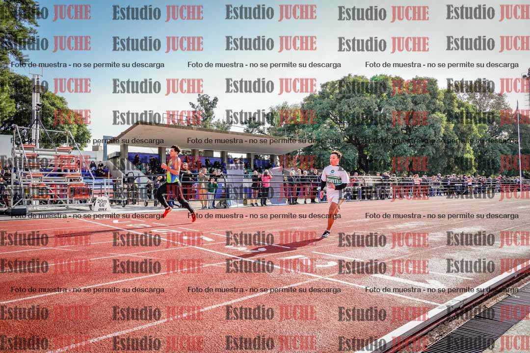 Fotos de los 100 m llanos de varones