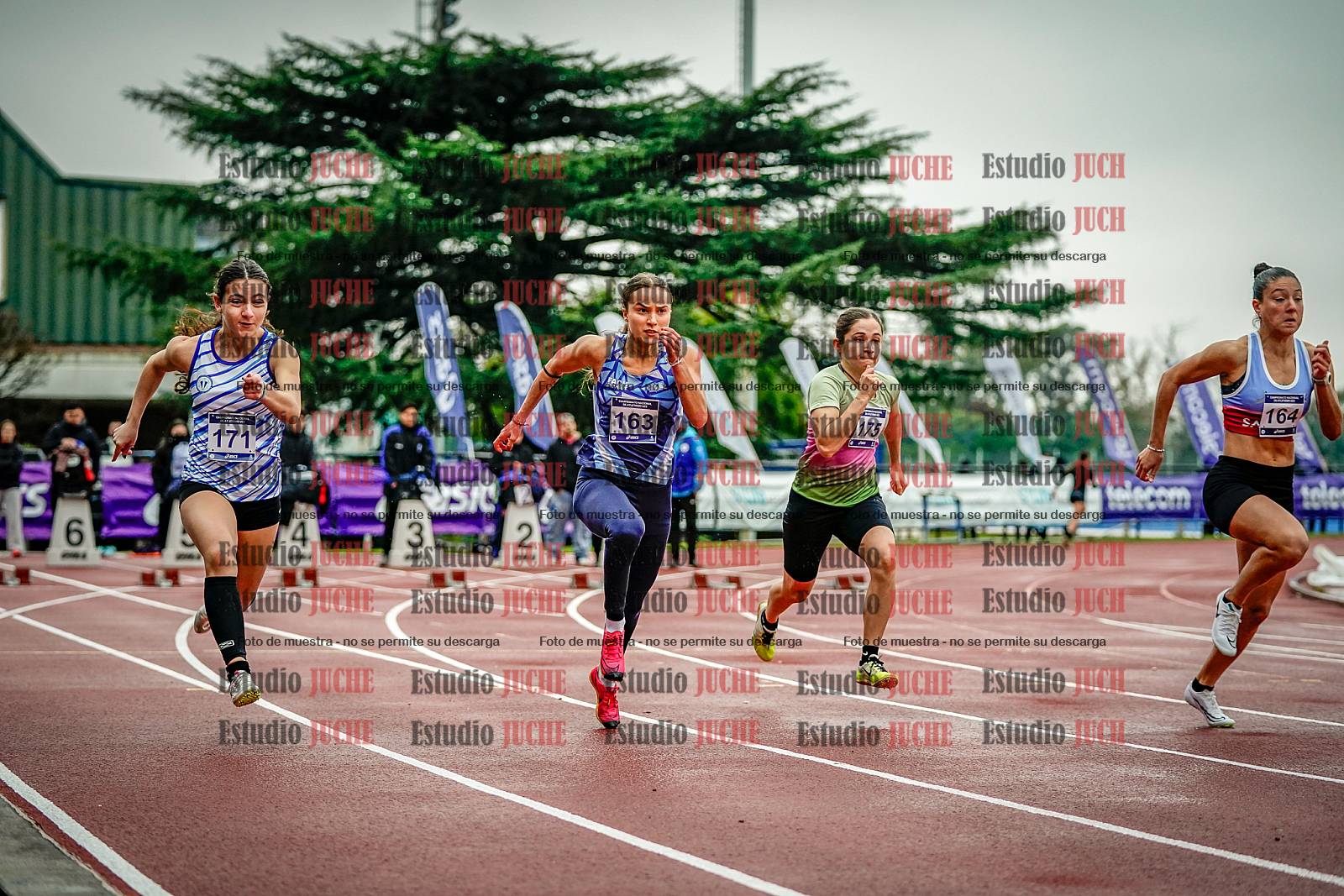 Fotos de los 100 m llanos de mujeres