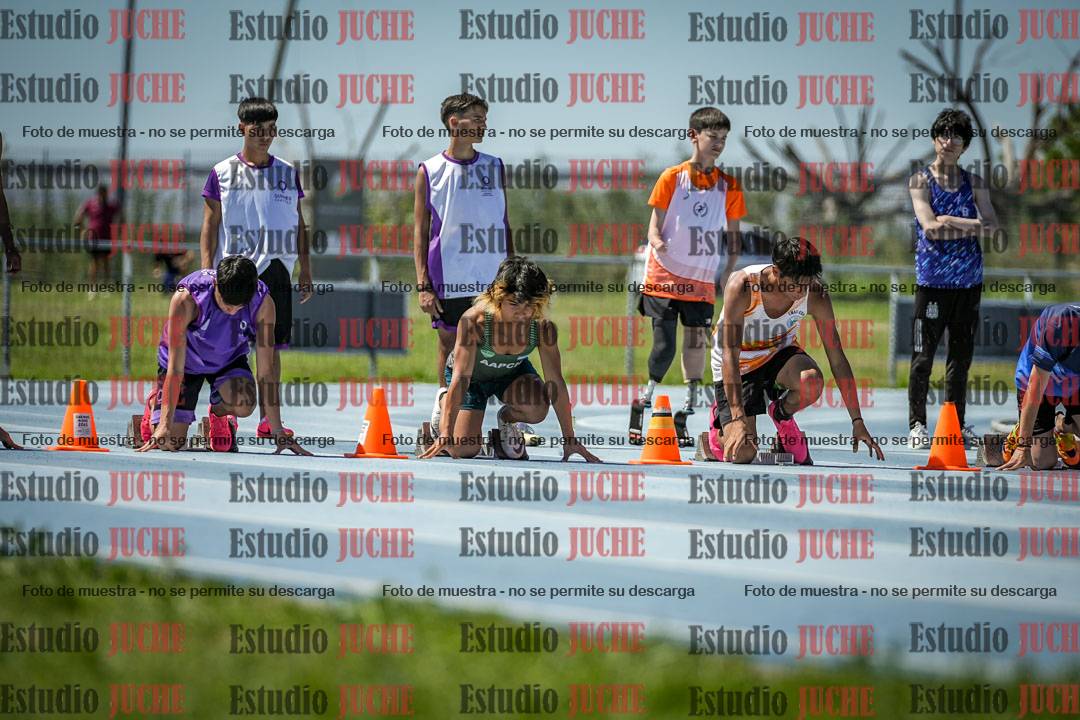 Fotos de los 80 m llanos de varones
