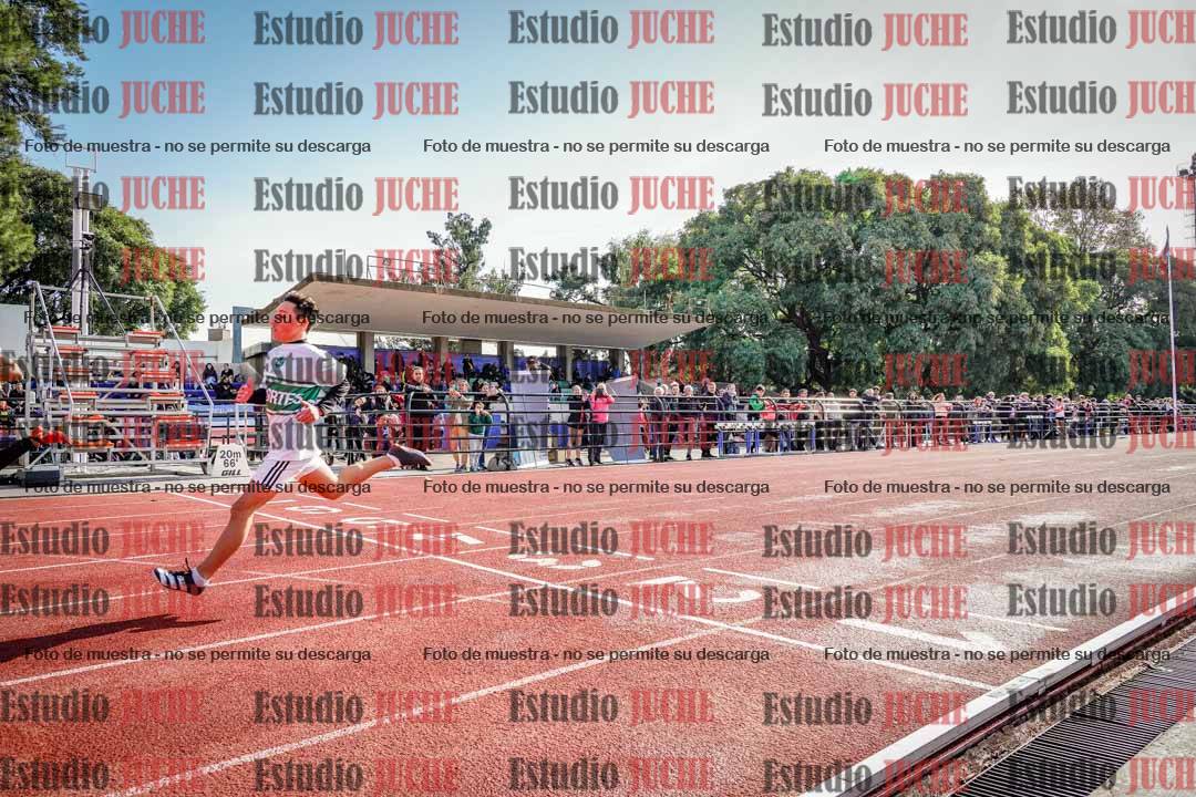 Fotos de los 100 m llanos de varones