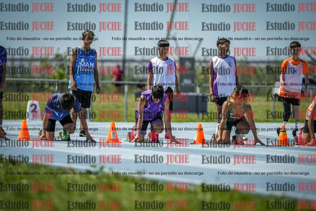 Fotos de los 80 m llanos de varones