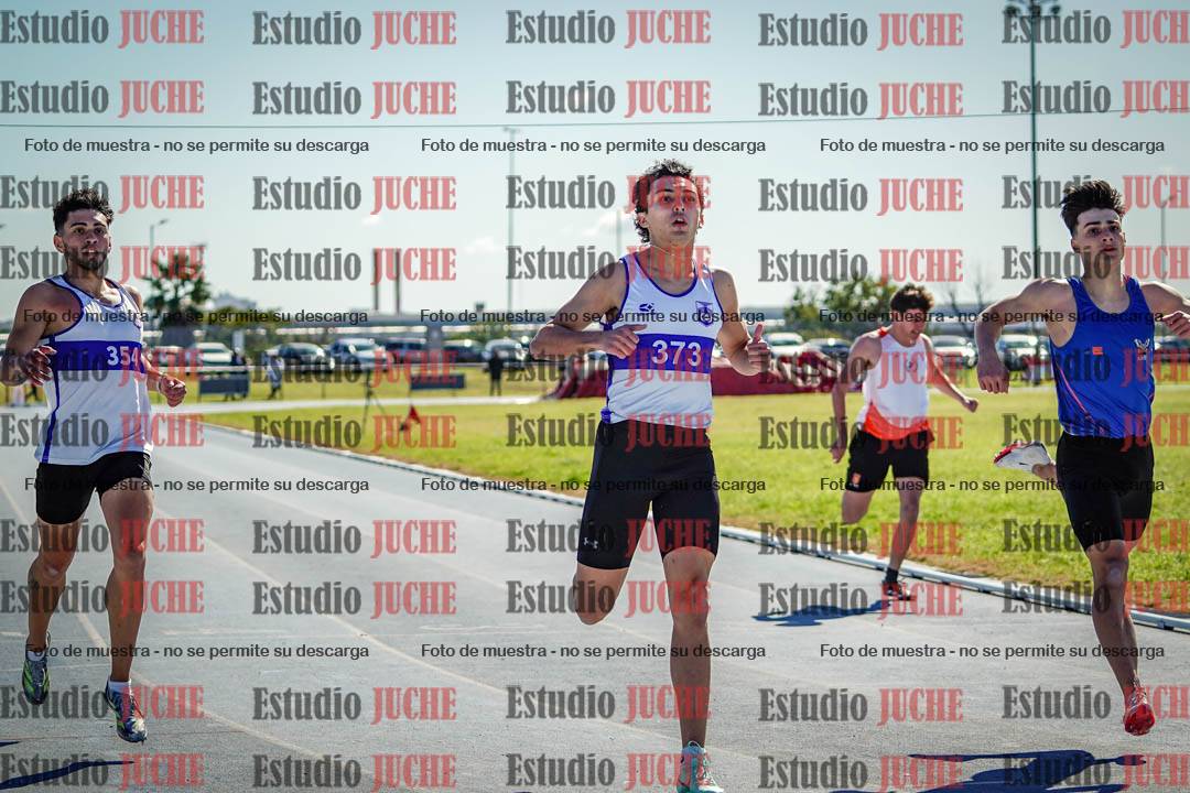 Fotos de los 200 m llanos de varones